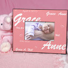 New Baby Girl Printed Frame